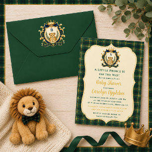Invitation Un petit prince bébé garçon Baby Shower