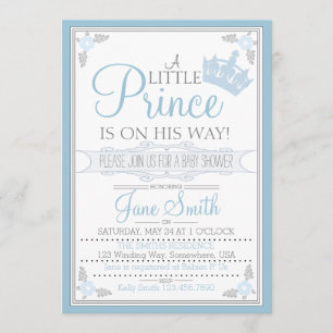 Invitation Un Petit Prince Est En Chemin