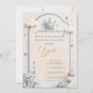 Invitation Un Petit Prince Est En Route