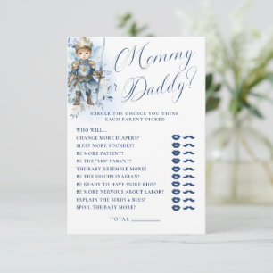 Invitation Un Petit Prince Royal Bleu Douche Maman Ou Papa