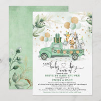 Un petit Safari vert à travers le Baby shower des