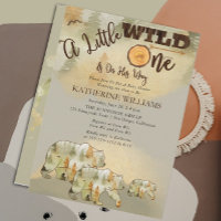 Un Petit Sauvage Ours Bois Bois Baby shower I