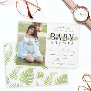 Invitation Un petit sauvage Safari photo baby shower