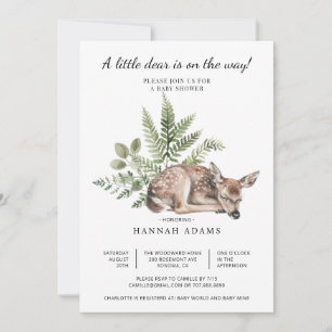 Invitation Un Peu Cher Sur Le Chemin Du Baby shower