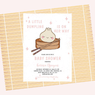 Invitation Un peu de dumping est sur son chemin Baby shower
