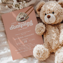 Un Peu De Dumpling Est En Chemin Baby shower