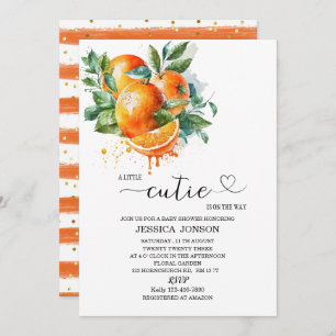Invitation Un peu de gourmandise est en chemin baby shower