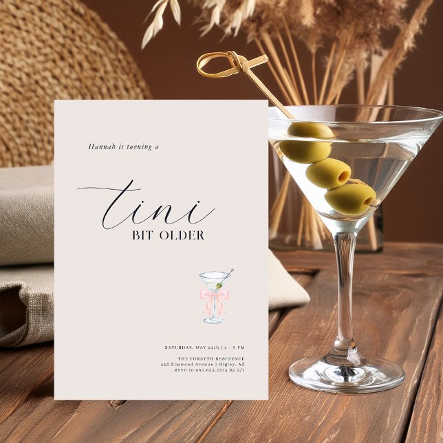Invitation Un peu plus âgée | Anniversaire sur le thème du Ma (Créateur téléchargé)