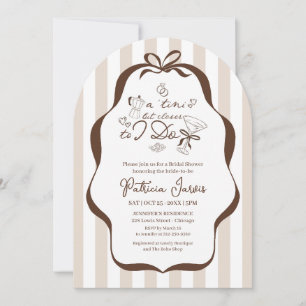 Invitation Un peu plus près de faire Cocktail de Shower de Ma