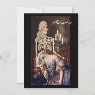Invitation Un portrait pour l'Halloween