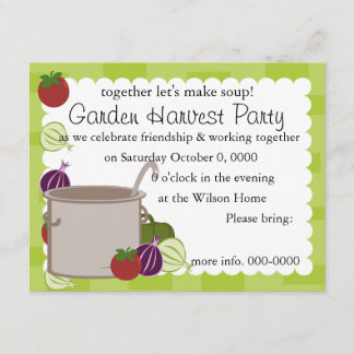 Invitation Un Pot De Soupe