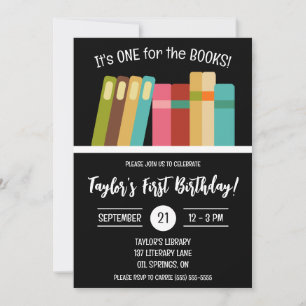 Invitation Un pour les Livres ! Fête du premier anniversaire