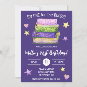 Invitation Un pour les Livres ! Fête du premier anniversaire 