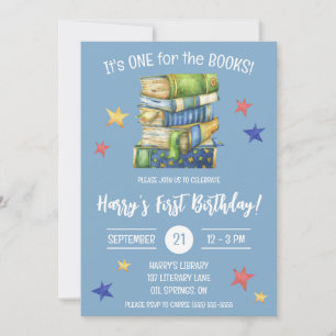 Invitation Un pour les Livres ! Fête du premier anniversaire 