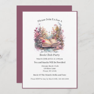 Invitation Un seul chapitre de plus - Book Club