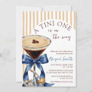 Invitation Un TINI arrive Fêtes de Bébé