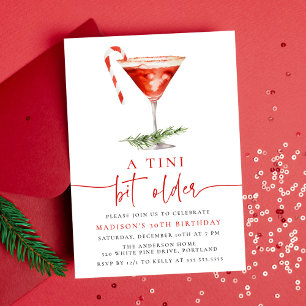 Invitation Un Tini Bit Ancien Sucre de canne Martini fête d'a