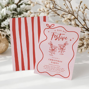 Invitation Un Tini Bit Festive' Fun Doodle Christmas Party