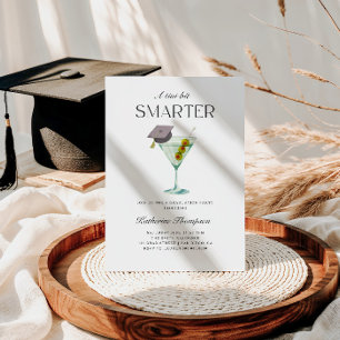 Invitation Un Tini Bit Martini brillant Graduation