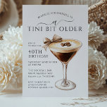 Invitation Un Tini Bit plus vieux Espresso Martini 40e annive<br><div class="desc">Un petit déjeuner buffet froid et chaud (en supplément) est servi tous les matins au restaurant entre 6h00 et 10h00. Un joli arc féminin apporte une touche festive.</div>