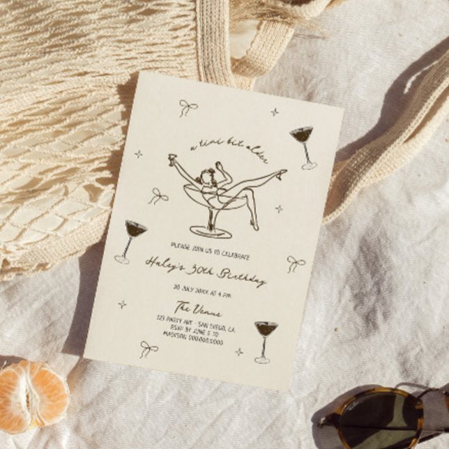 Invitation Un Tini Un Peu Plus Ancien Espresso Martini (Créateur téléchargé)