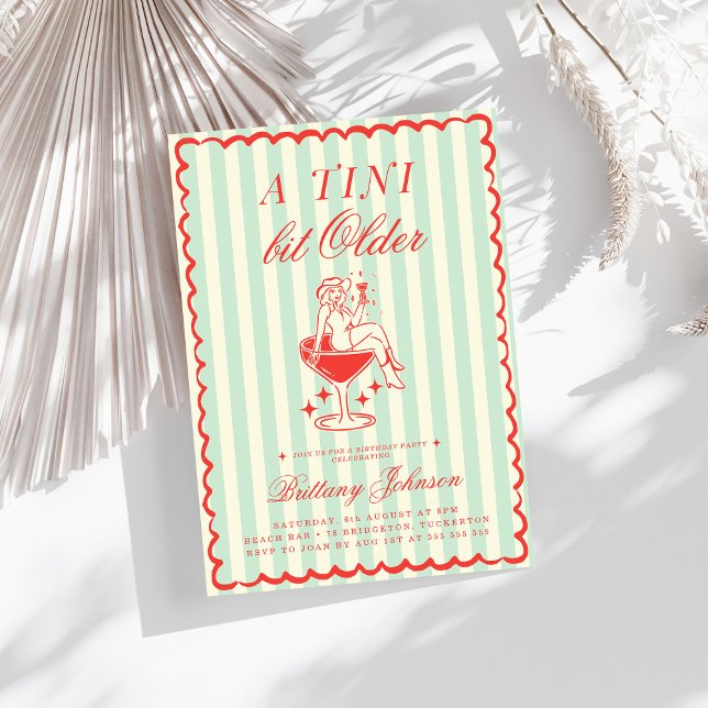Invitation Un Tini Un Peu Plus Ancien Fête D'Anniversaire Occ (Créateur téléchargé)