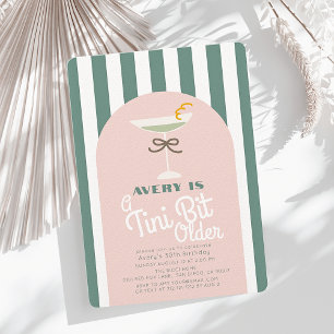 Invitation Un Tini Un Peu Plus Ancien Martini Rose Rétro Anni