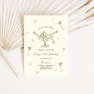 Invitation Un Tini Un Peu Plus Ancienne Main Quirky Dessinée