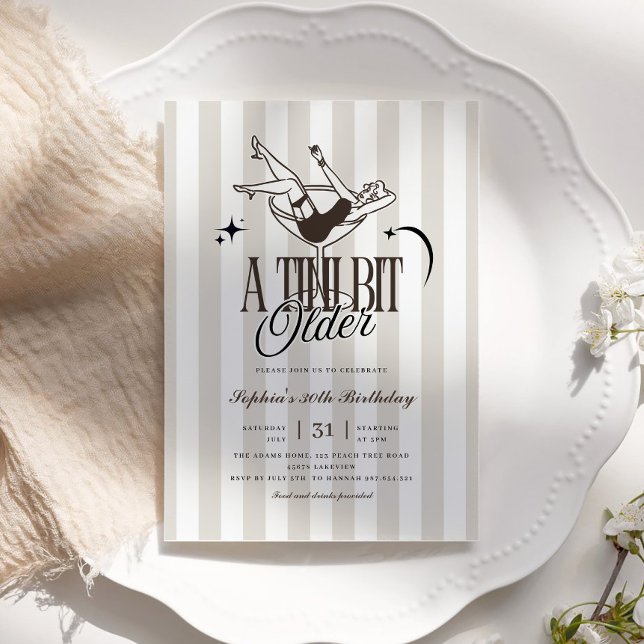 Invitation Un Tini Un peu plus vieille Espresso fille à Marti (Créateur téléchargé)