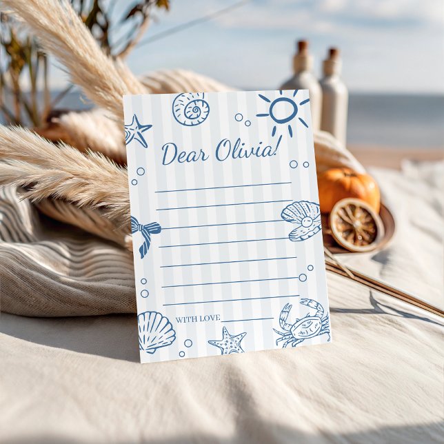 Invitation Underwater World Birthday Time Capsule (Créateur téléchargé)