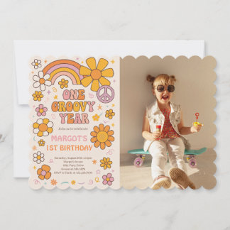 Invitation Une année Super 1ère fête d'anniversaire Photo