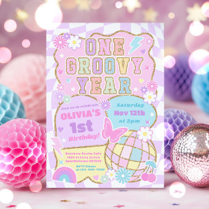 Invitation Une année Super Preppy Varsity 1er anniversaire fê