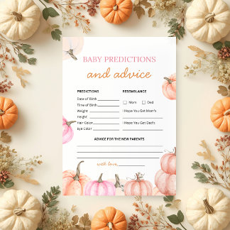 Invitation Une Baby Shower Citrouille | Prédictions et Consei