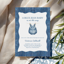 Une Baby Shower en Denim Bébé Jean Bleu