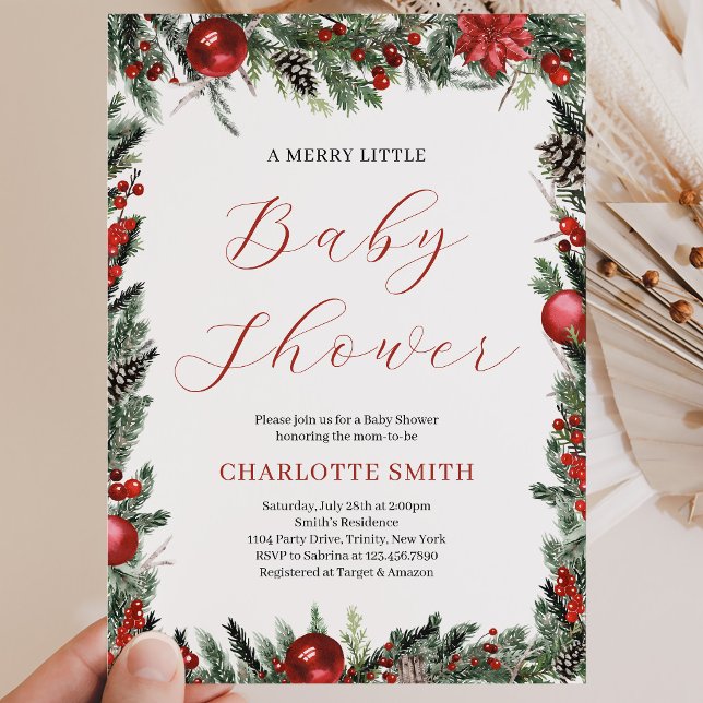 Invitation Une Baby Shower Joyeuse et Petite (Créateur téléchargé)