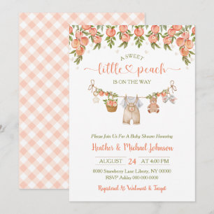 Invitation Une Baby Shower pour un joli petit garçon au thème