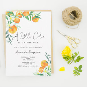 Invitation Une baby shower pour un petit amour