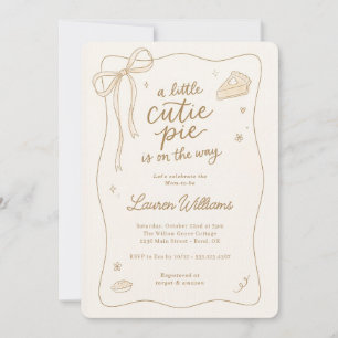 Invitation Une Baby Shower pour un Petit Bout de Chou Adorabl