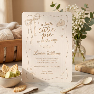 Invitation Une Baby Shower pour un Petit Bout de Chou Adorabl