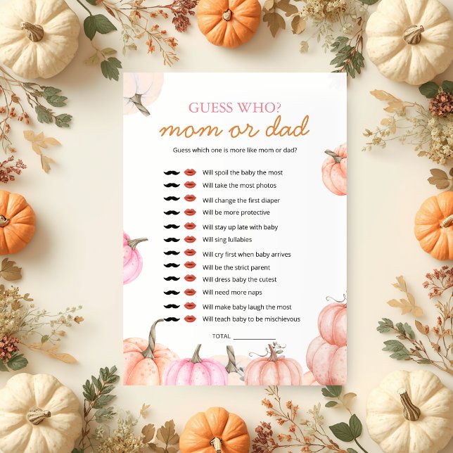 Invitation Une Baby Shower pour un Petit Citrouille | Jeu Dev (Créateur téléchargé)