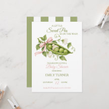 Une Baby Shower pour un Petit Pois Sucré