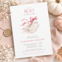 Une Baby Shower Rose Foncé Petit Boo pour Bébé Fil