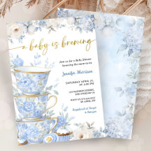 Une Baby Shower "Un Bébé Est En Train De Préparer