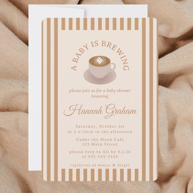 Invitation Une Baby Shower "Un Bébé se Prépare" (Créateur téléchargé)