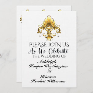 Invitation Une belle journée pour un Mariage sur le lin - Voi