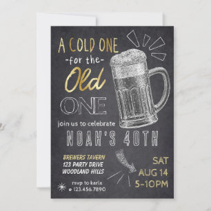 Invitation Une bière pour l'ancien, Santé et Bières