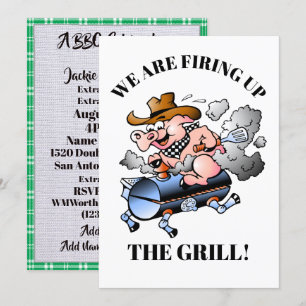 Invitation Une célébration de barbecue