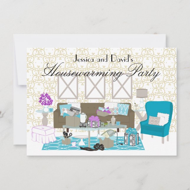 Invitation Une chambre cadeau (Devant)