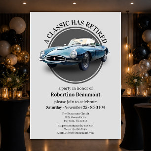 Invitation Une Classique a Pris Sa Retraite Fête de Retraite