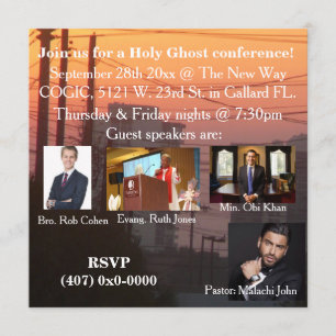Invitation Une conférence de Saint-Esprit